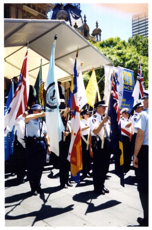Thank you parade in Sydney after the Black Christmas fires, 2001 Thank you parade in Sydney after the Black Christmas fires, 2001