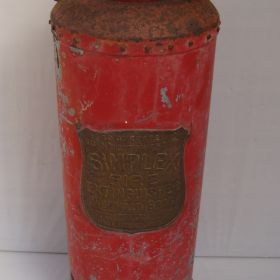 1941 Simplex Fire Extinguisher Wormald Bros Pty Ltd 525mm 1941 Simplex Fire Extinguisher Wormald Bros Pty Ltd 525mm