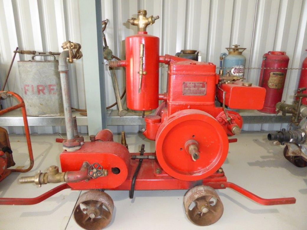 1953 Moffat Virtue Firemaster 2 HP Pump purchased by Fred Fingert, 1999 Temora Rural Museum 1953 Moffat Virtue Firemaster 2 HP Pump purchased by Fred Fingert, 1999 Temora Rural Museum