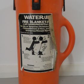 1985 Water Jel Fire Blanket Temora CEC 1985 Water Jel Fire Blanket Temora CEC