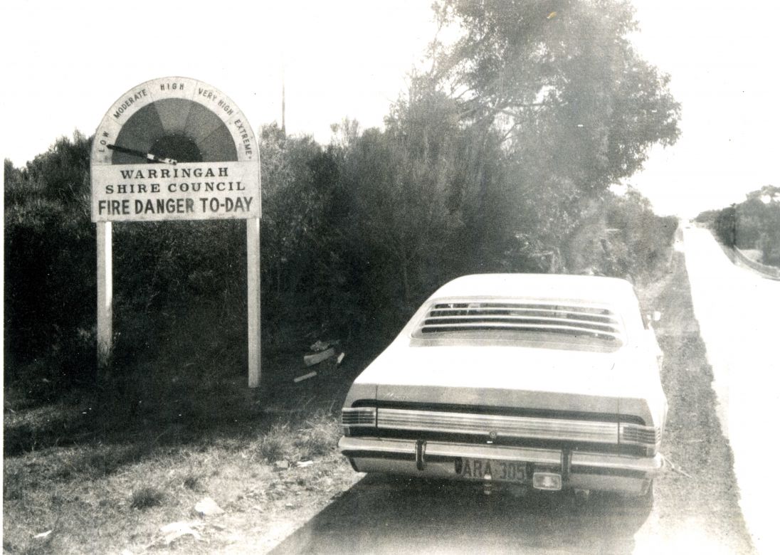 Fire Danger Meter Wakehurst Parkway Warringah, 1973