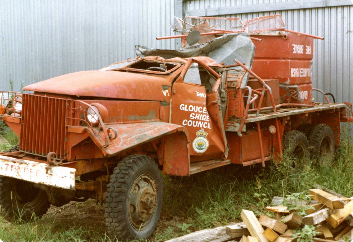 Studebaker Tanker rolled during the Fire Season, 1979