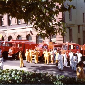 Thanksgiving for Firefighters St Andrews Cathedral, 1980 Thanksgiving for Firefighters St Andrews Cathedral, 1980
