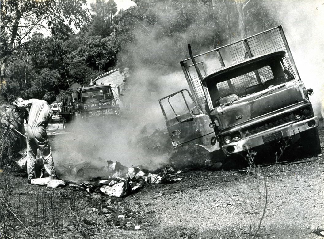 Bulli Truck Fire, 1980 Bulli Truck Fire, 1980