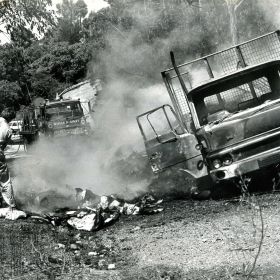Bulli Truck Fire, 1980 Bulli Truck Fire, 1980