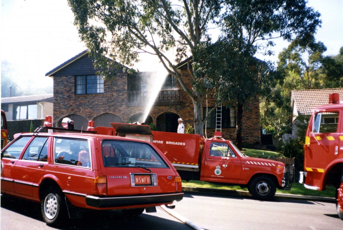 Flyer at Structure Fire Davidson, 1983 Flyer at Structure Fire Davidson, 1983
