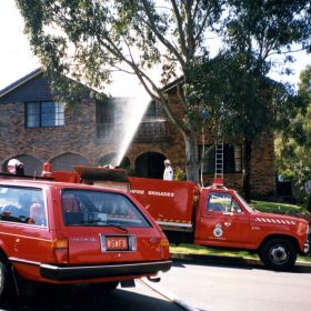 Flyer at Structure Fire Davidson, 1983 Flyer at Structure Fire Davidson, 1983