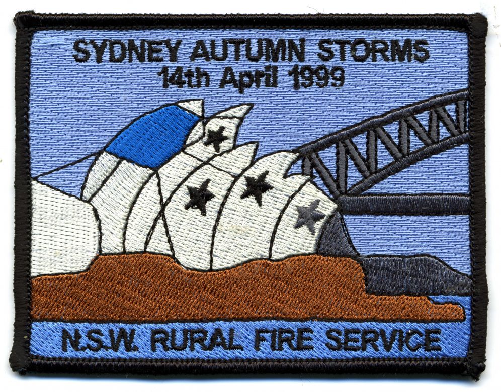 Sydney Storms Patch, 1999 Sydney Storms Patch, 1999