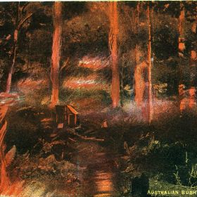 Australian Bush Fire Series, 1900