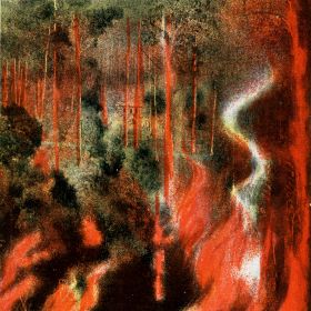 Australian Bush Fire Series, 1900