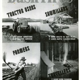 Prevent Bush Fires, 1954 Carelessness Costs Live and Money, 1954