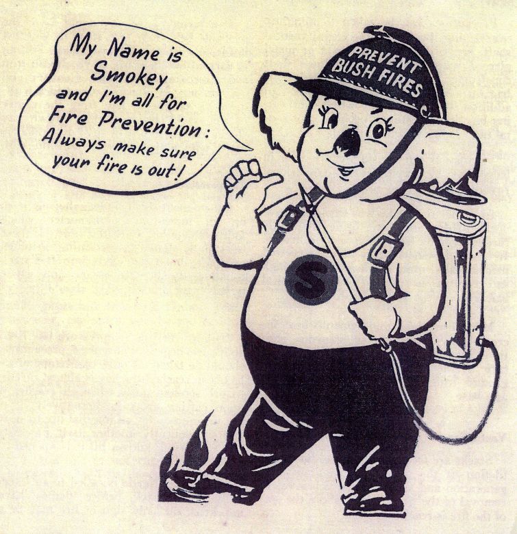Prevent Bush Fires, 1957 Smokey Makes his Bow, 1957
