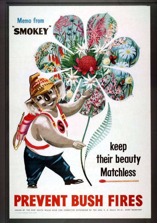 Prevent Bush Fires, 1960 Message from Smokey, Keep their Beauty Matchless, 1960
