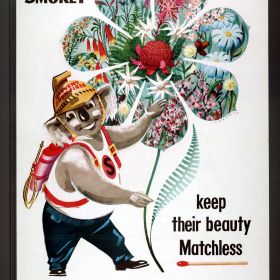 Prevent Bush Fires, 1960 Message from Smokey, Keep their Beauty Matchless, 1960