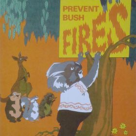 Prevent Bush Fires, 1972 Koala Prevent Bush Fires, 1972