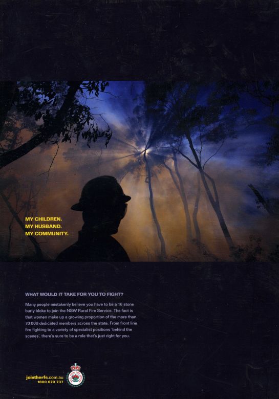 Join the NSW RFS, 2009 My Husband, 2009