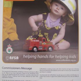 Coffee4Kids, 2009 Coffee4Kids Victorian Bush Fires Appeal, 2009