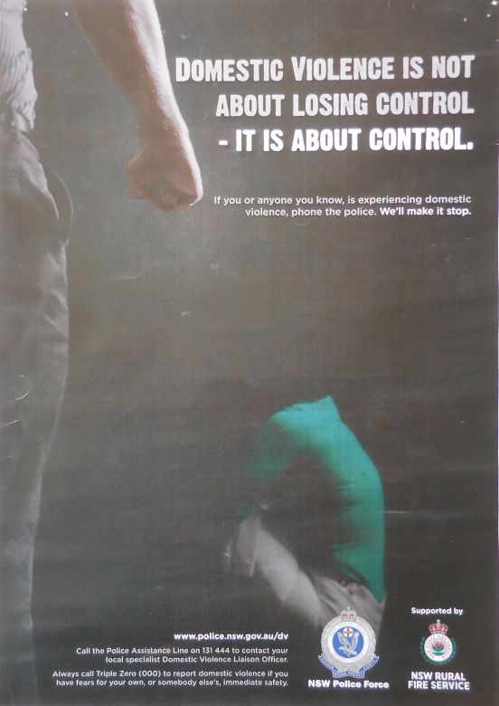 Domestic Violence Campaign, 2016 Domestic Violence Is Not About Losing Control, It Is About Control, 2016